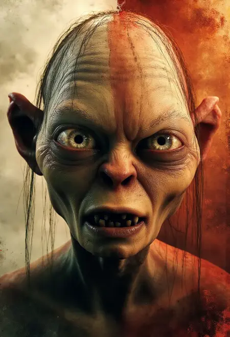 Smeagol from Lords of the Ring, Flux.1 D LoRA