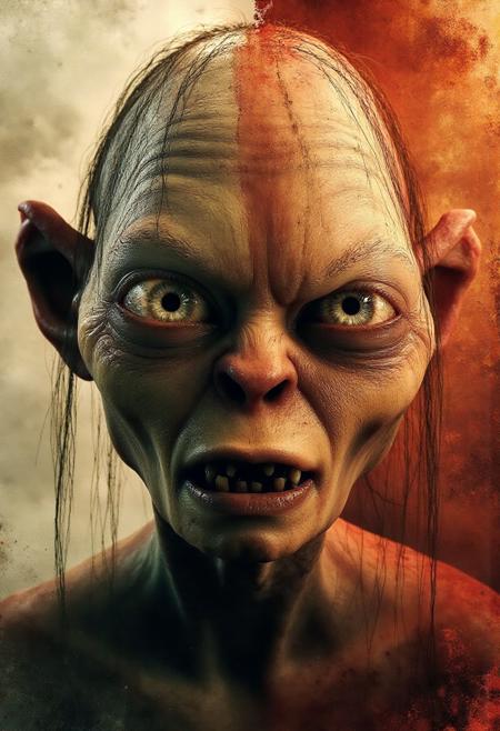 Smeagol from Lords of the Ring, Flux.1 D LoRA v1.0