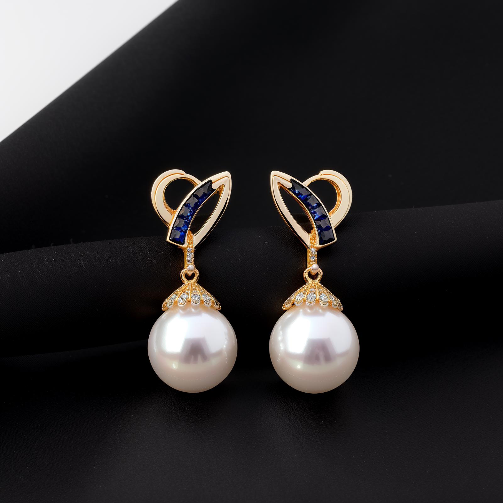 pearl earrings lora - 珍珠耳环 image by kuyin