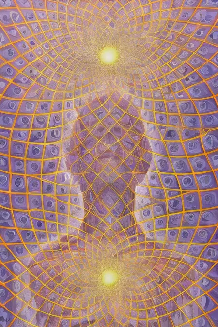 Alex Grey style