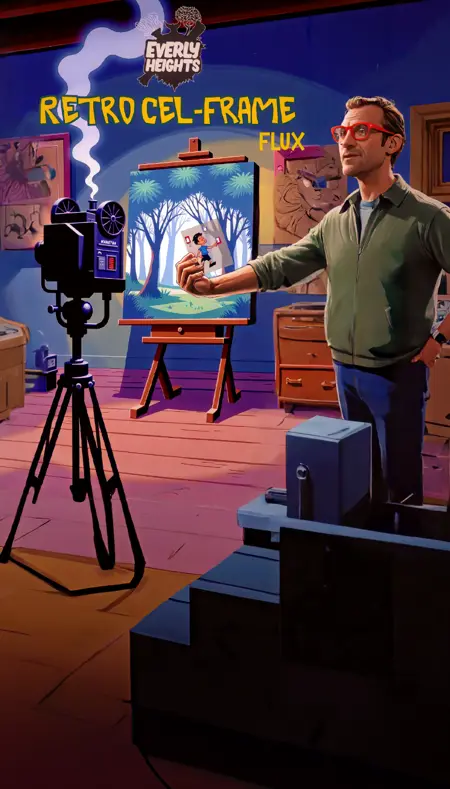 Retro Cel-Frame FLUX