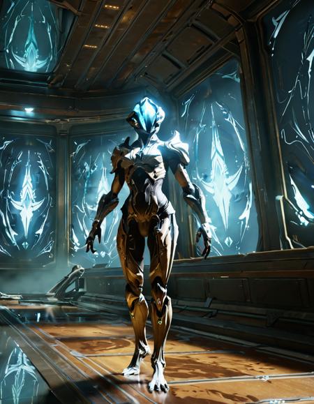 score_8_up, score_7_up, score_9, perfect lighting, masterpiece, realistic style, realistic style, Trinity Warframe, full body, floating, indoors, casting Blessing, science fiction, corpus ship, ethereal glow <lora:Zariman_PONY:1>