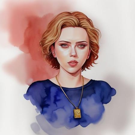 <lora:Watercolor_Painting:0.7> watercolor painting of  woman scarlett johansson