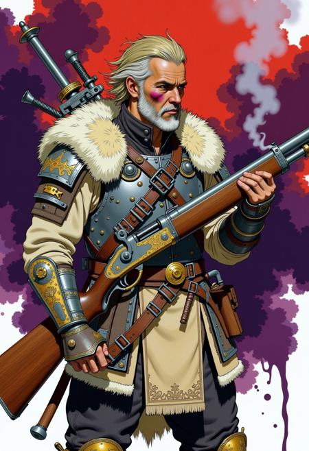 Illustration stylized for Bilibin v1.0
