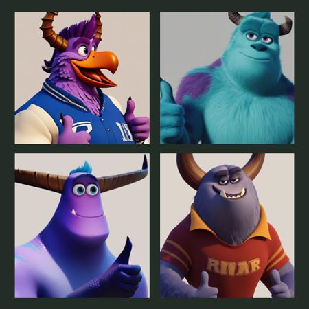 Monsters inc. Character Pack V1