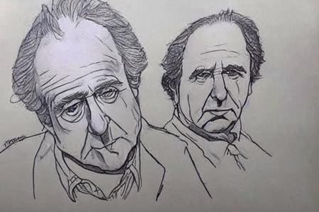 drawing of Bernie Madoff    Accidentally causing a scene in a quiet place  , art by sketchpad