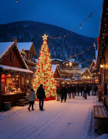 Christmas Town for FLUX V1