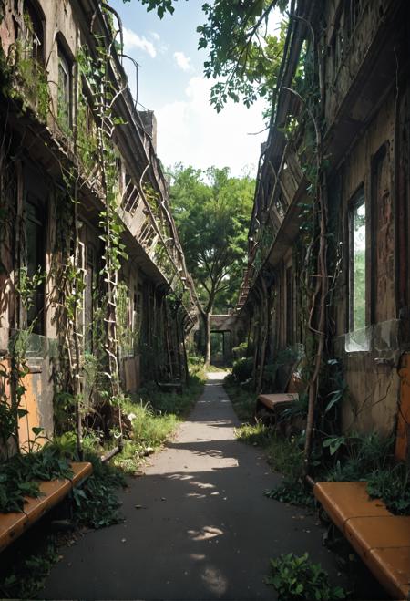 ruanyi0777,moss,vines,overgrown,tree,ruins