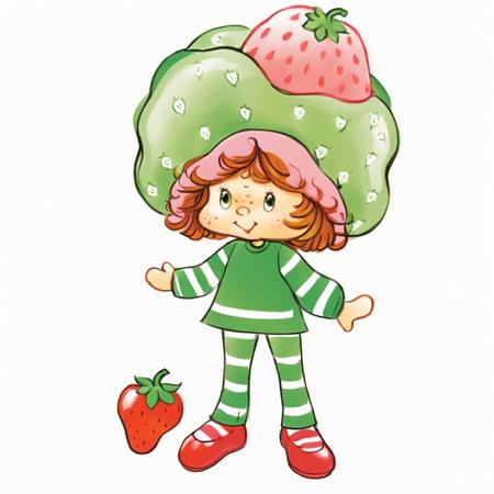 SBerry character, girl, illustration, cartoon