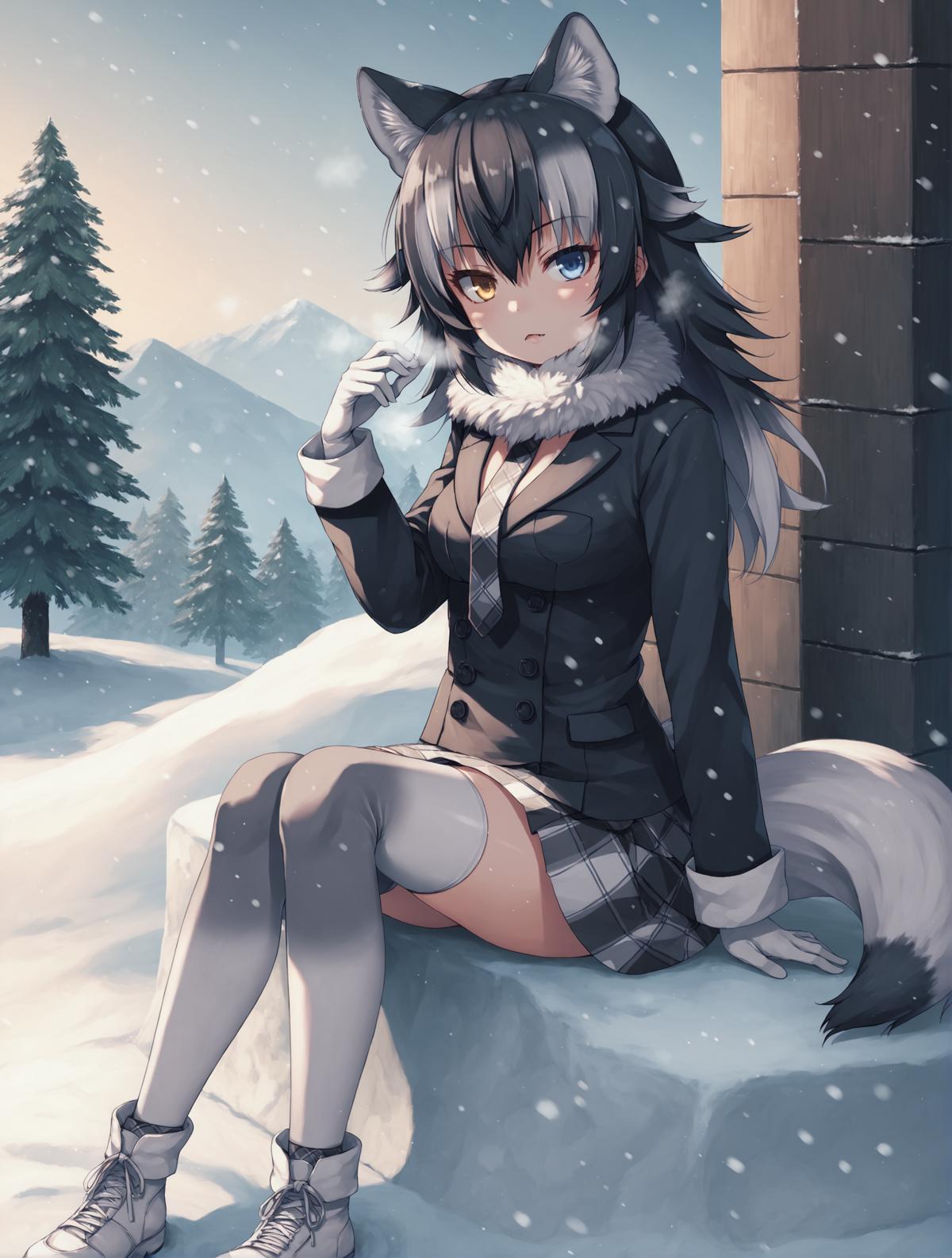 [PonyXL LoRA/Character] Grey Wolf | Kemono Friends - v1.0 | Stable ...