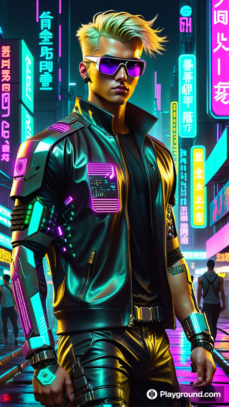 Civitai | Cyberpunk Character Image Dataset