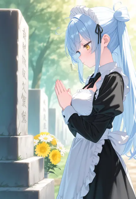 [Illust&XL] tombstone / お墓参り / お盆 / 墓石 / お寺