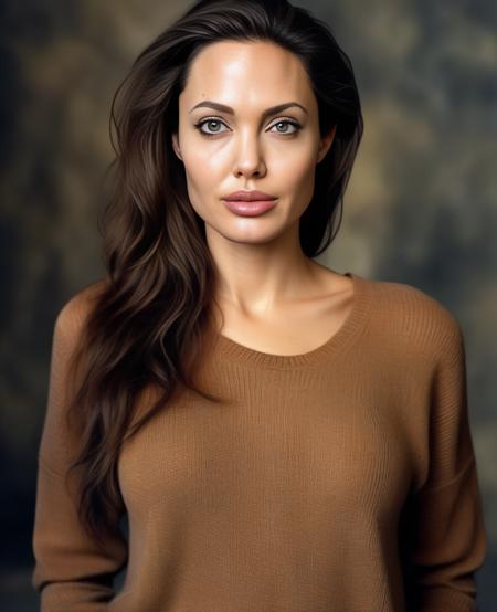 AngelinaJolie,<lora:AngelinaJolieSDXL:1>,masterpiece,beautiful,extremely detailed,(ultra high res),(8k UHD best quality), (realistic, photo-realistic:1.37), depth_of,field, blurry_background, photo_inset,Dramatic lighting,reference_inset,photo_background,brown_eyes,photorealistic,looking_at_viewer,1girl,shiny skin,detailed skin,(((sweater)))