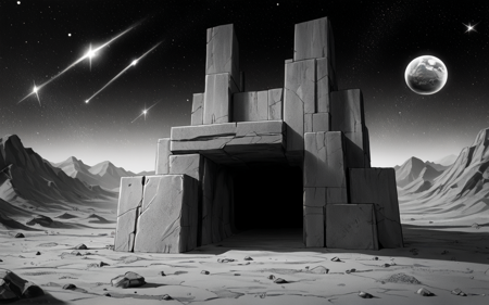 DBM / DBZ Snapperzaff Crossover - Secret XXI Base (black-white / grayscale) - Nova Anime XL ILLU V1