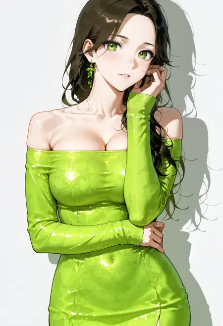 Off Shoulder Long Sleeve Mermaid Dress