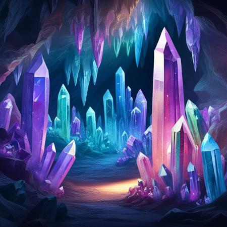 Cryscavemb, crystal, cave Scenery  Gem