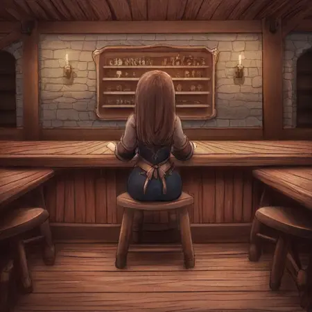 Adventures' Guild Interior (冒険者ギルドの店内)