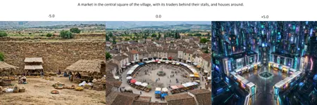 WAN2.2-14B T2V-T2I Prehistoric <-> Futuristic slider