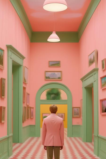 Director Wes Anderson style