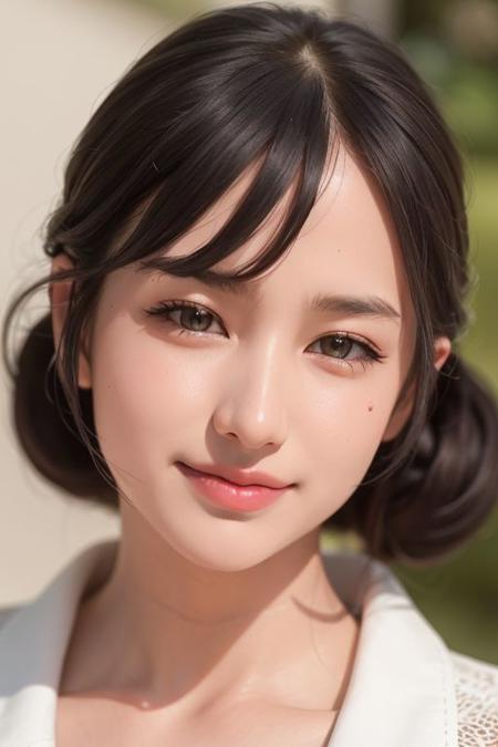 Suzu Ichinose , (Highly detailed face 1.2), highly detailed skin, skin pores, subsurface scattering, realistic pupils, high detail face, (highly detail eyes:1.2), full face blush, full lips, detailed background, Depth of Field, volumetric light, crisp focus, Absurd, realistic proportions, good anatomy, (Realistic, hyperrealistic:1.4), HDR 16K,