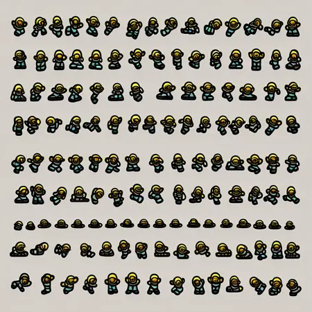 Sprite sheet generator 4 - Space Candy Media