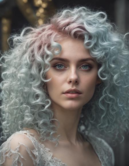 analog photo candid of  a promiscuous female
Gith 
with Opal colour hair in the style of Witchy Curls
in Troll Bridge,
monsoon, 
(hair rim lighting), 
With added effects of 
(fractal art:1.5), (((Regal Renaissance,Elemental Alchemy,wispy,Frost,Gilded Age Glamour,Abstract Realism,Prismatic Vortex))),
 <lora:offset_0.2:1>