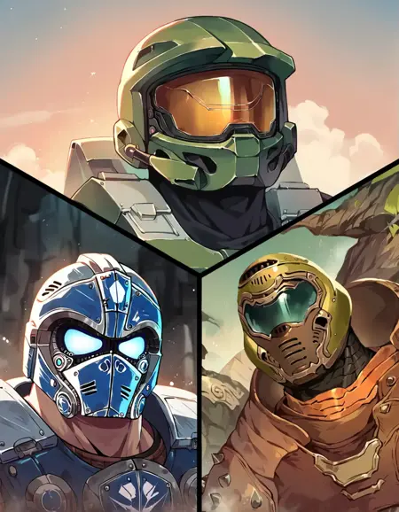 Master Chief / Doom Slayer / Clayton Carmine