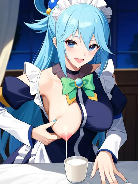 Fresh Milk! Lactating into Container [Concept] [Pony]