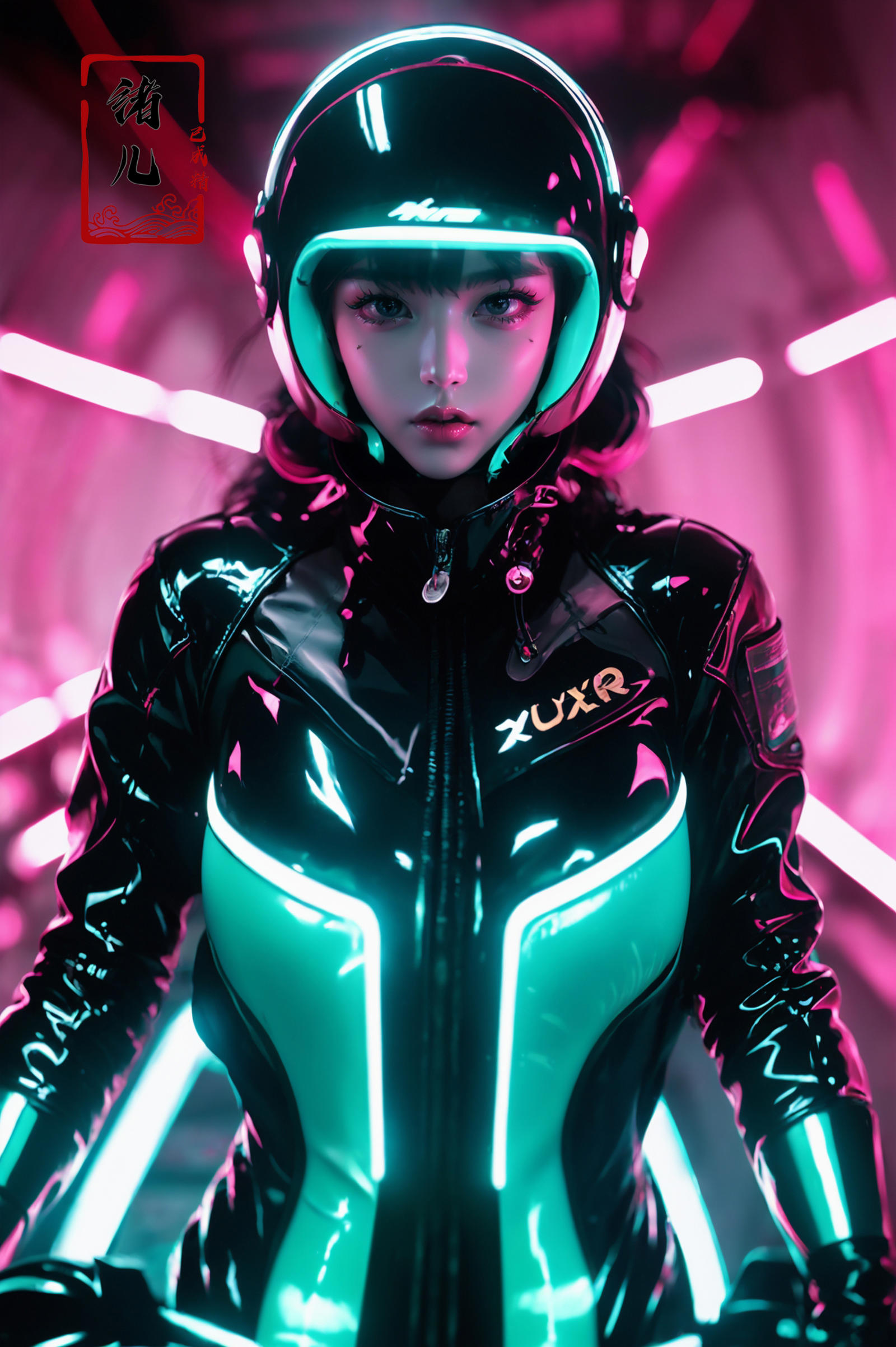 绪儿-摩托少女 xuer future motorcycle image by XRYCJ