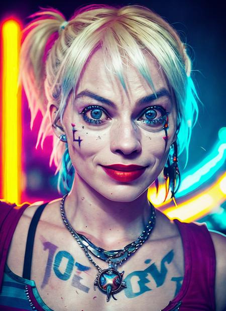 Margot Robbie (3 in 1 characters: Herself, Harley Quinn and Barbie ...