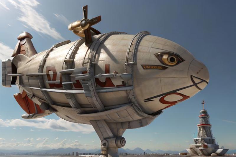 Kirov Airship (Command & Conquer: Red Alert 2) LoRA image by CptRossarian