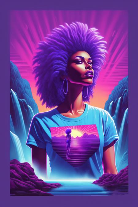 Vintage Sports Cars T-shirt Featuring A Retro Art Poster Illustration In  The Style Of Tropical Landscapes. The Design Is Inspired By The Synthwave  Genre And Features A Light Black And Amber Color