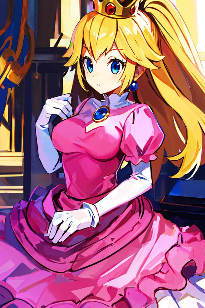 Princess Peach (ピーチ姫) - Super Mario Bros - COMMISSION image by CitronLegacy