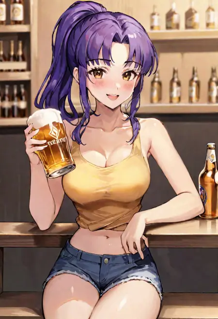 Misato Katsuragi SDXL