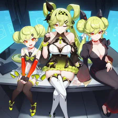 Ai-chan - Honkai Impact 3rd (10 Outfits) (Pony + IL)