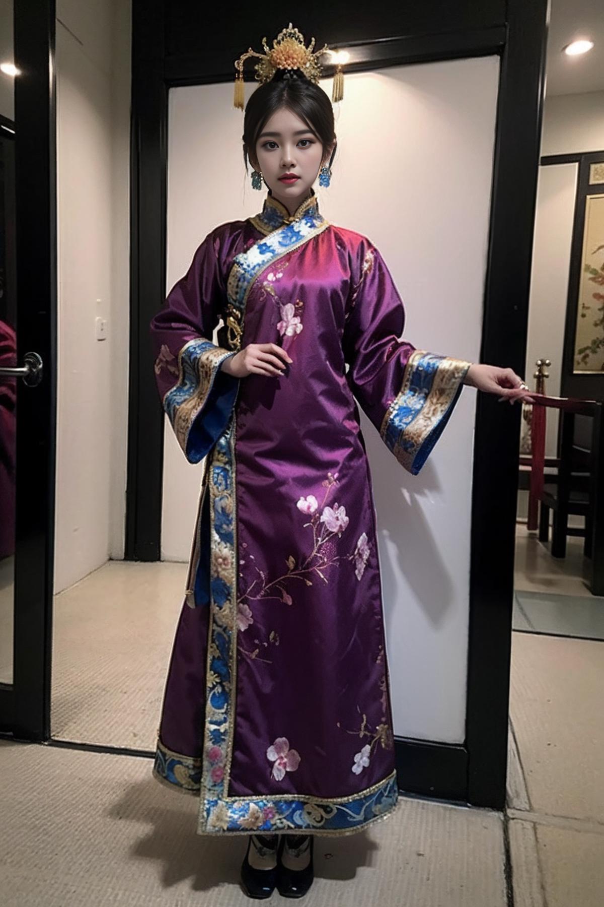 清代女性旗装 image by update