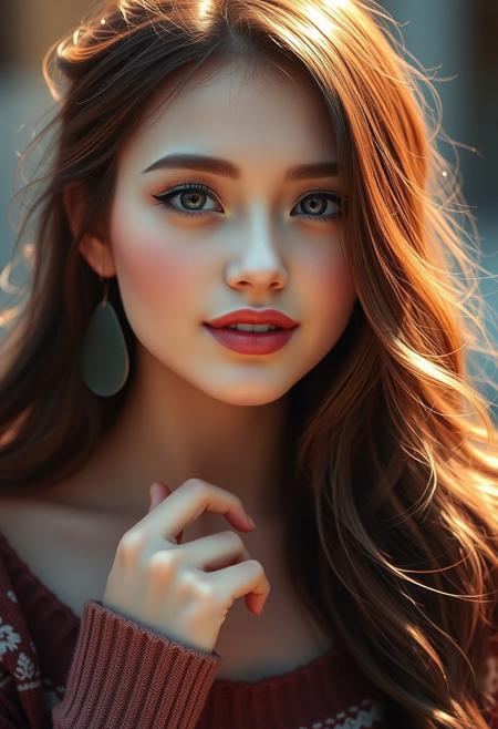 photorealistic, hd photography, cute woman