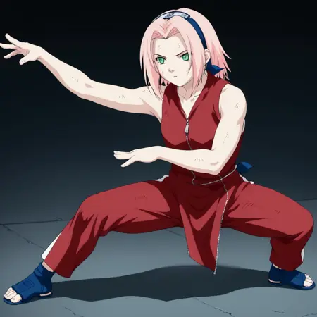 Snake stance (Sakura's training PACK)