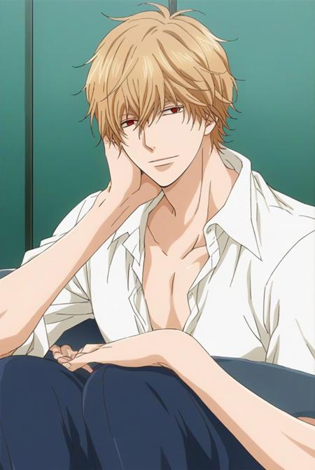 kyoya_sata 1boy blonde hair