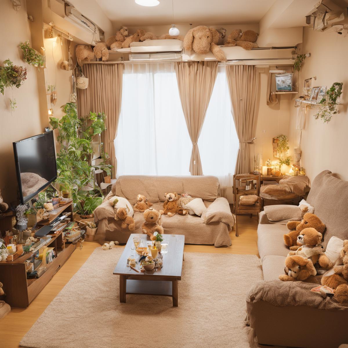 ひとり暮らしの女子の部屋 / Room of a girl living alone SDXL image by swingwings