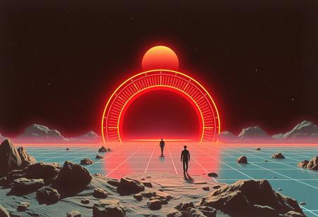 Avant-garde , Robert T techno style , 1970s retro futurism