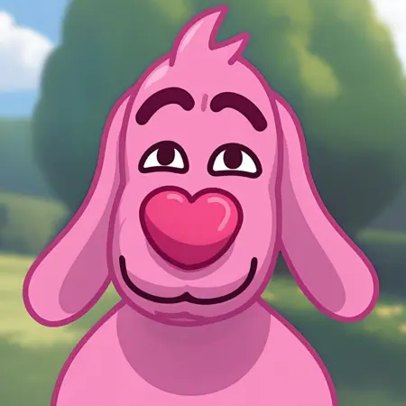 Lovehound Telegram Sticker Character for PONY