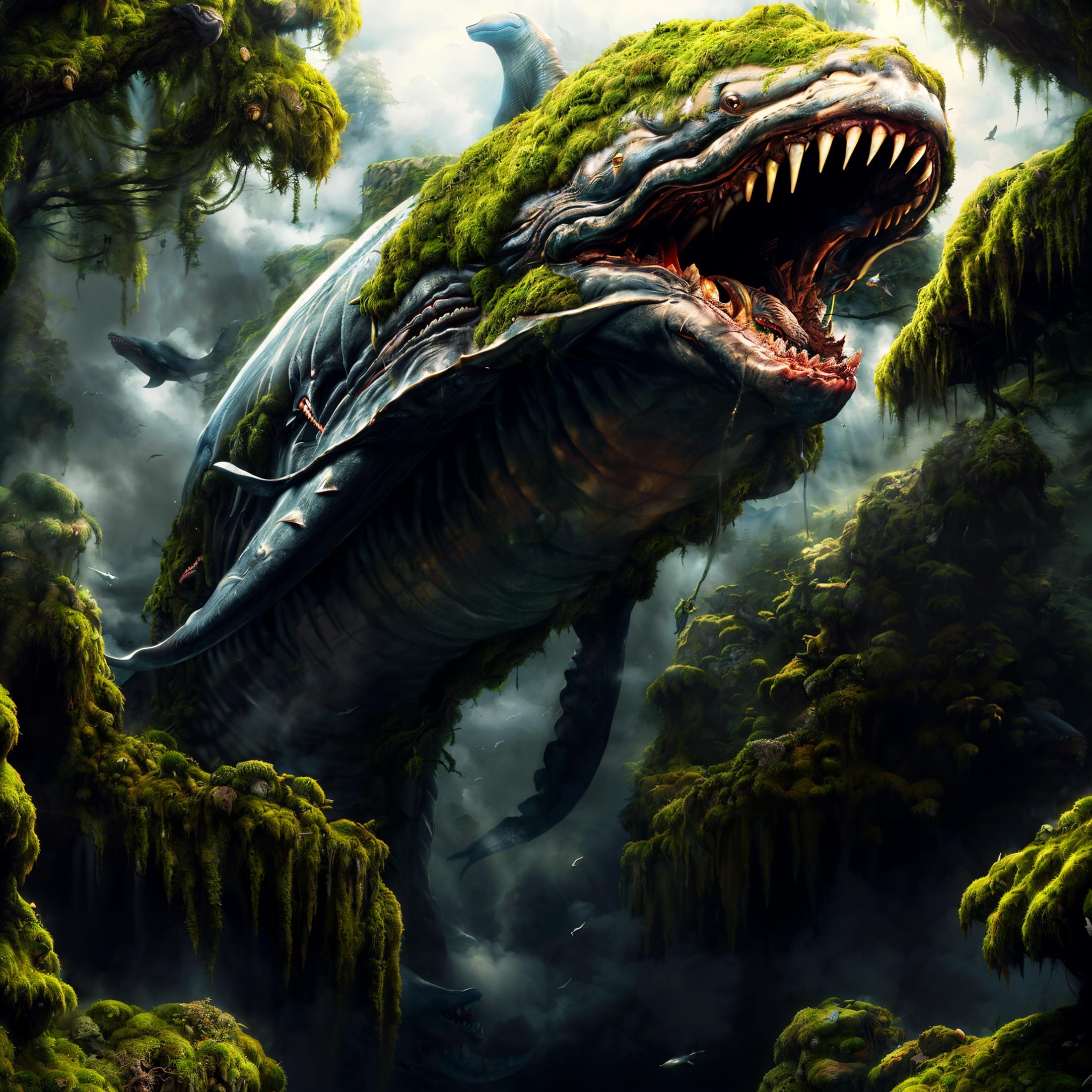 Leviathan《山海经：鲲》monster V1 image by dalaodeshu