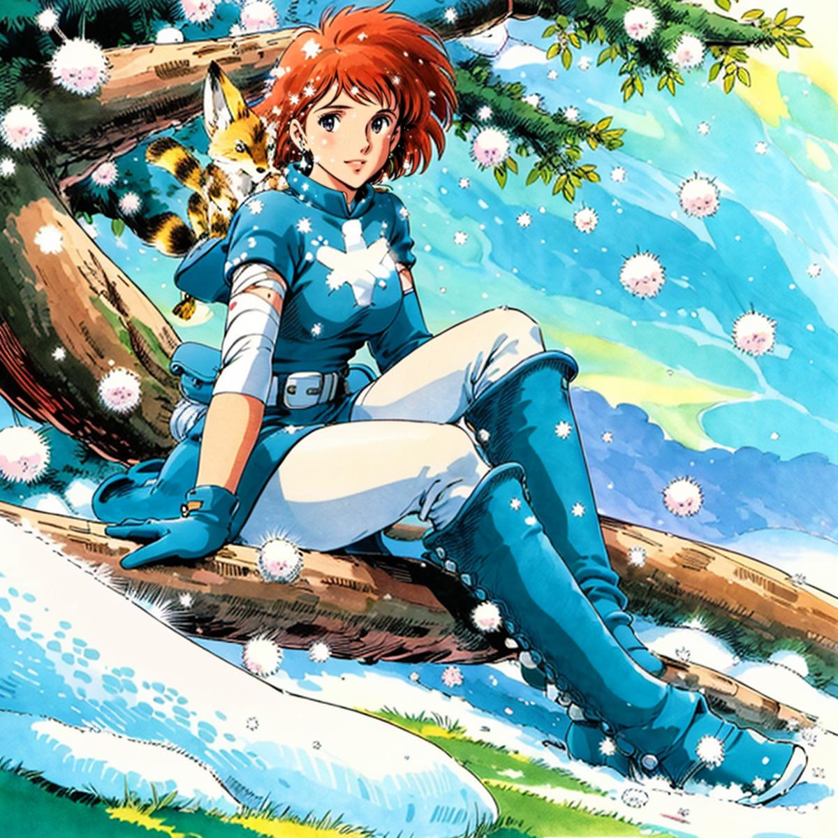 Nausicaa comics (Nausicaa of the Valley of the Wind) LORA image by jibunsagasinotabi