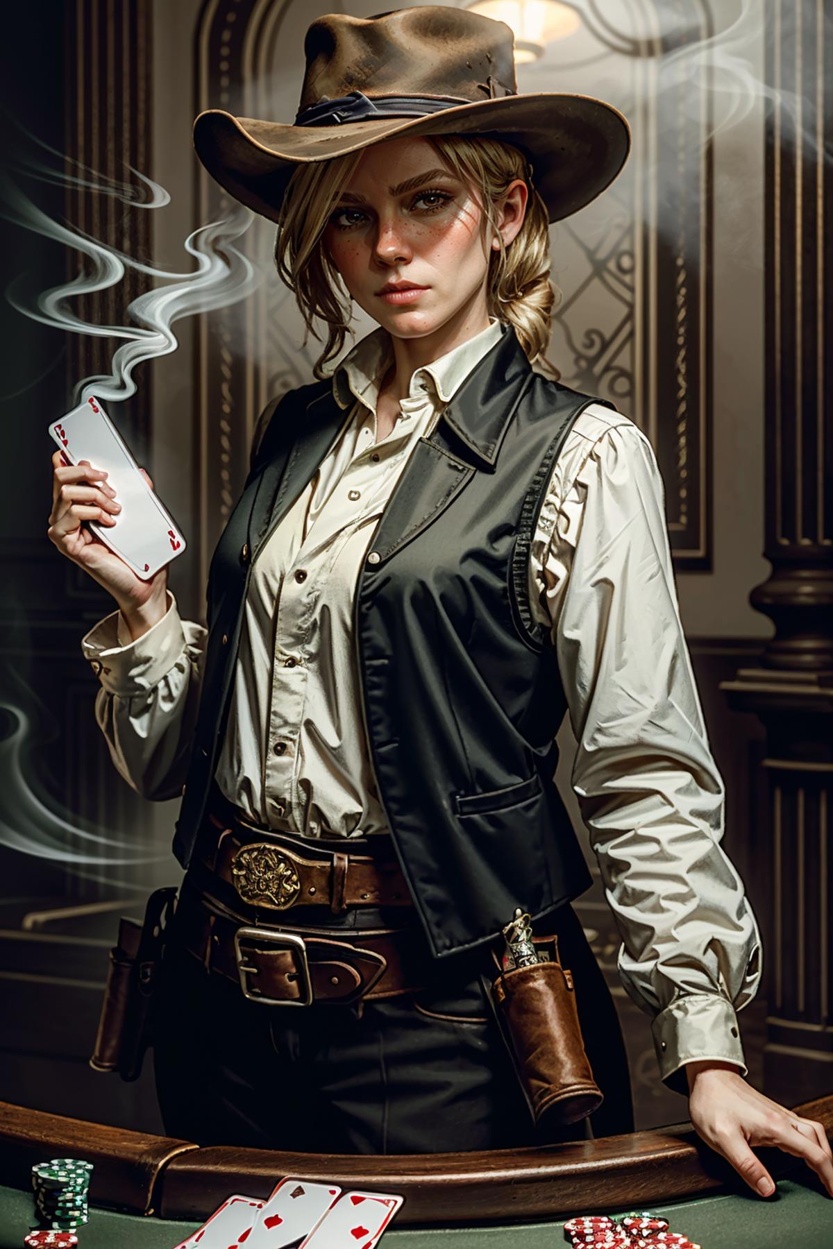 Sadie Adler from Red Dead Redemption 2 image by BloodRedKittie