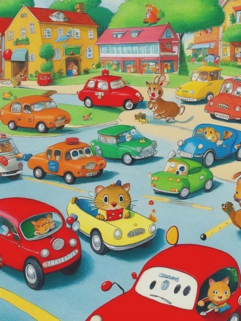 Richard Scarry Style image by Kappa_Neuro