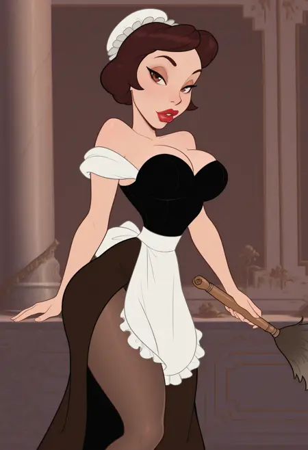 Babette, featherduster (Beauty and the Beast), LoRA, PonyXL | IllustriousXL
