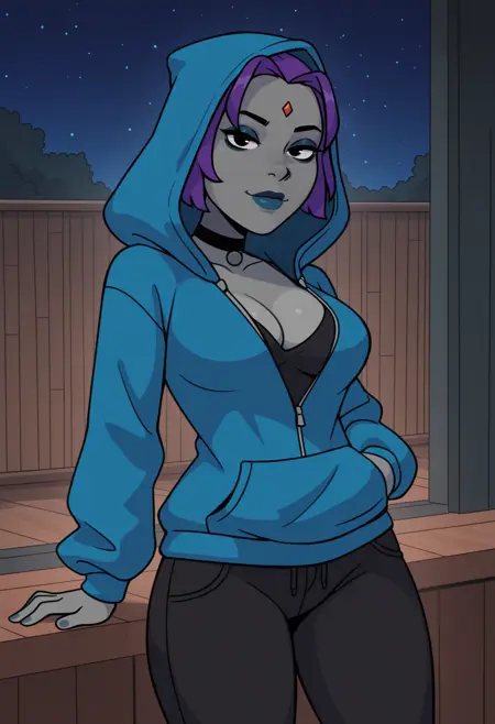 Raven, (Camp Pinewood), LoRA, IllustriousXL