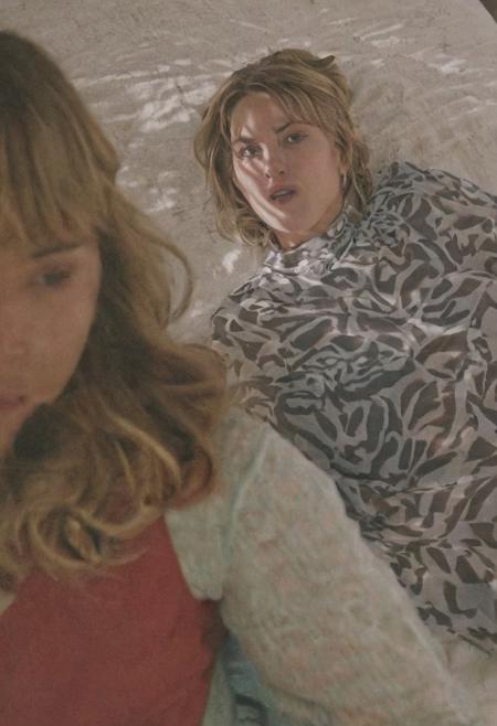 shot from above,50s Film thriller,  full body shot, panoramic view (((mia malkova  and Fiona Bruce angry face talking to Fredrik Ljungberg ,with a shadow on her face casting shadow style cucoloris patterned illumination, shallow depth of field, vignette, highly detailed, high budget, bokeh, cinema scope, moody, epic, gorgeous, film grain, grainy.,digital artwork by  "moebius"
