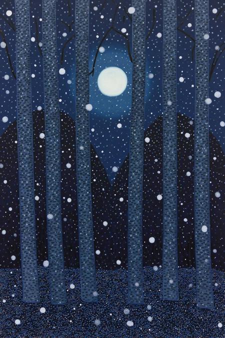 Dream of the Blue Chamber: Abstract Minimalist Landscape/Still Life Style v1.0